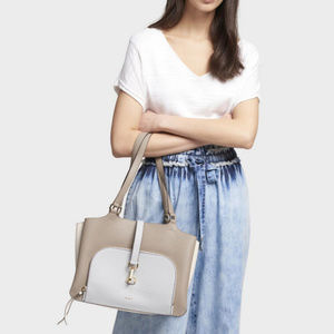 PARIS PEBBLED LEATHER LARGE TOTE